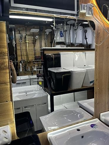 Ванна үчүн раковина, Өзгөчөлүктөрү: Жылтырак, Материалы: Керамика