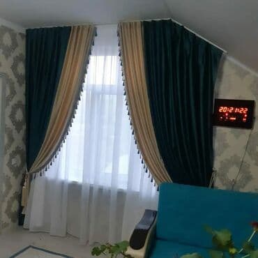 занавеска новый: Штора на заказ принимаем портьер и тюль и.д Дизайн индивидуальный — 11