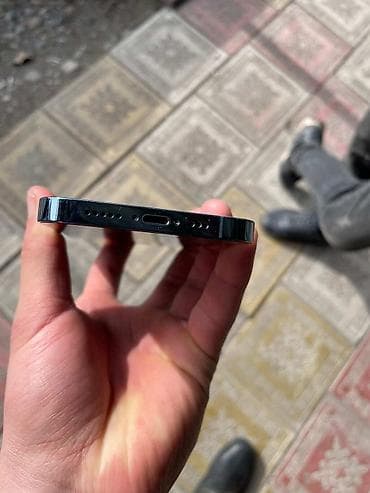 про 13: IPhone 13 Pro, Б/у, 256 ГБ, Sierra Blue, Чехол, 81 % — 2