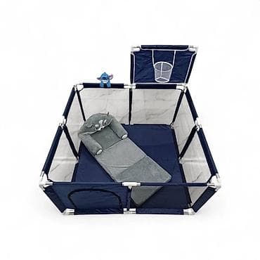 🔥 Ребёнок внутри — тишина дома Детский манеж с шариками и кольцом 🏀🎉 — 7