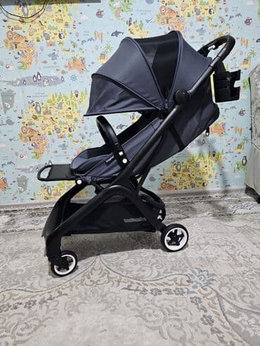 где можно починить коляску: Коляска, цвет - Черный, Новый — 16