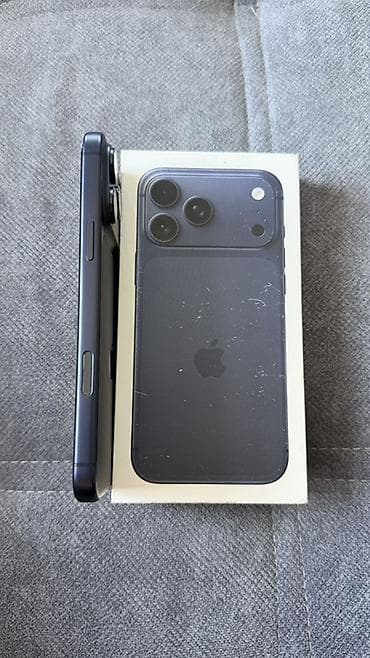 айвон: IPhone 17 Pro Max, Б/у, 256 ГБ, Синий, Коробка, 93 % — 4