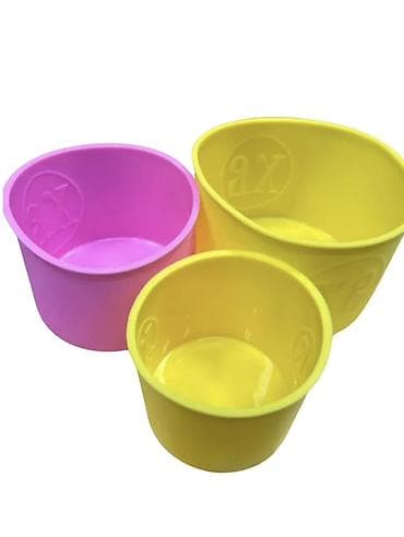 Подарки и сувениры: Силиконовые формы для куличей (набор 3 шт.) - Материал: пищевой — 6