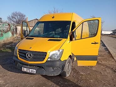 стекло лобовой: Mercedes-Benz Sprinter 2014 год фургон, желтый, удлинённая база и — 2