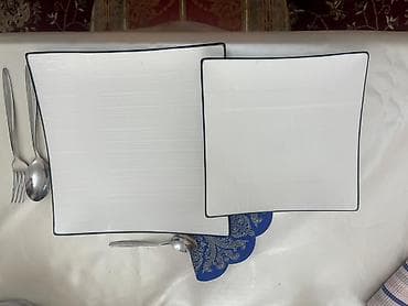 Набор из 2 видов тарелок, каждая по 16 штук, новые брали в wilmax за at lalafo.kg Набор из 2 видов тарелок, каждая по 16 штук, новые брали в wilmax за