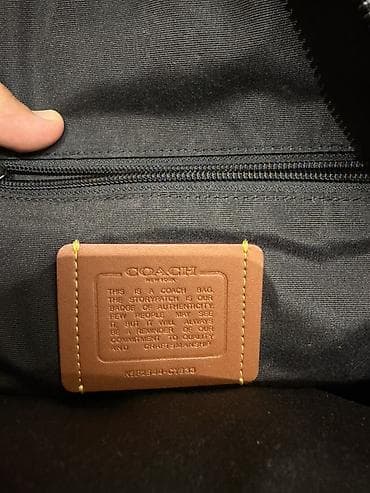 Сумки: Сумка-слинг COACH из натуральной зернистой кожи, цвет черный. Покупал — 5