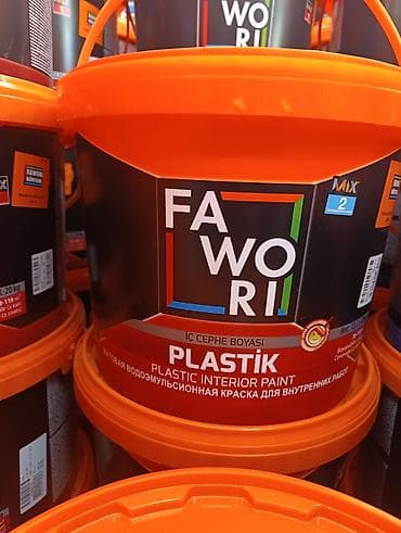 Строительные растворы и добавки: Краски Fawori для внутренних и наружных работ,силиконовая,резиновая — 9