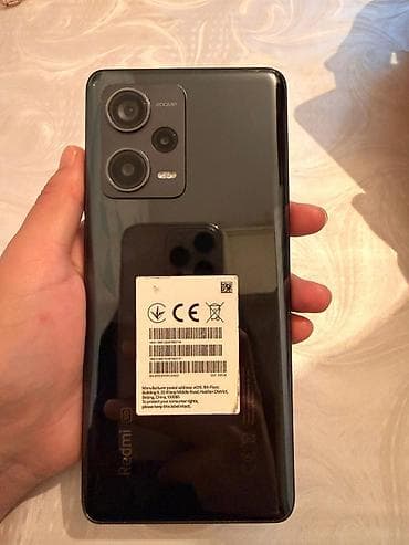 Redmi, Redmi Note 12 Pro+ 5G, Б/у, 256 ГБ, цвет - Черный, 2 SIM — 1