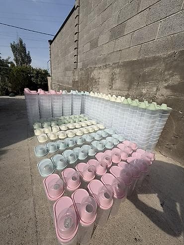 Кухонные принадлежности: Пищевой контейнер, цвет - Розовый — 3