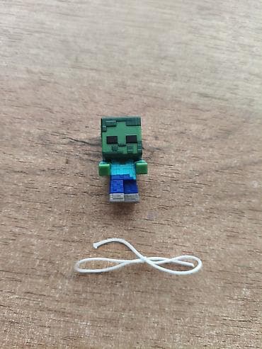 игрушки minecraft: Мини-фигурка «Зомби» в стиле Minecraft.200сом — 1