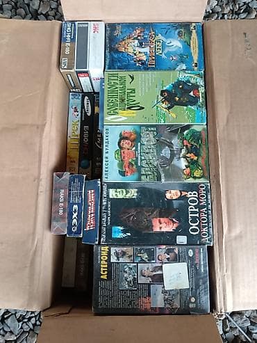 CD, DVD диски: Коллекция видеокассет VHS (лицензионные и записные издания, русские — 6