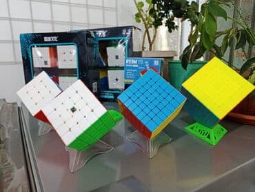 деревянные кубики: Кубик Рубика от фирмы "MoYu" 3х3х3 - 150 сом 4х4х4 - 400 сом 5х5х5 — 2