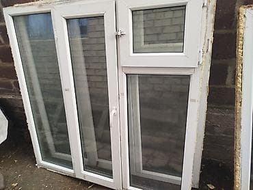 solutions upper: ПВХ окна с двухкамерными стеклопакетами, белый профиль. Состав — 1