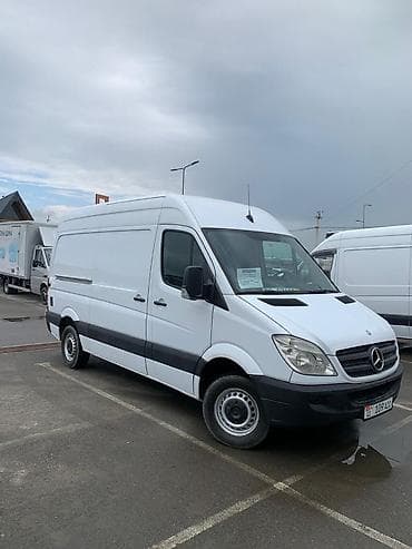 борт от спринтера: Mercedes-Benz Sprinter, белый фургон/цельнометаллический микроавтобус — 7