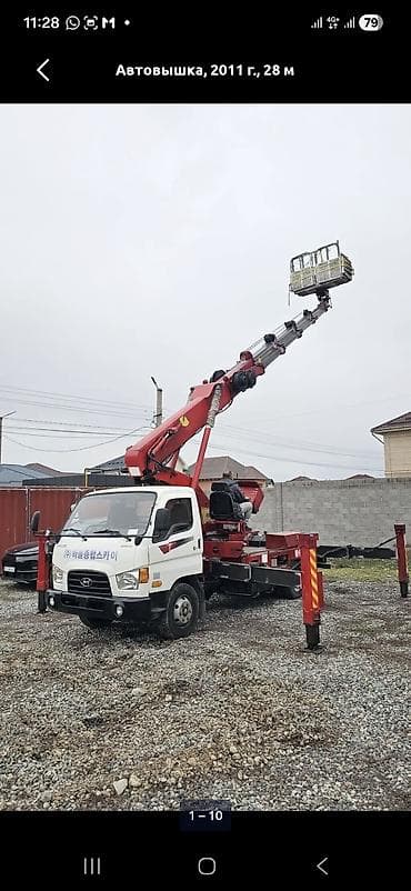 Автовышка, Hyundai, 2011 г., 28 м