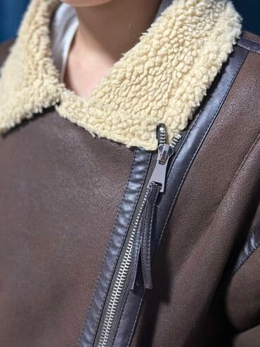 дубленка короткая: Дублёнка авиатор женская/унисекс Б/у носили 3-4 раза, нужно отдать на — 2