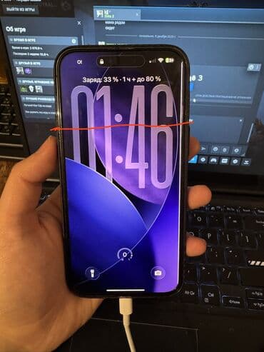 чихол для телефон: IPhone 14 Pro Max, Б/у, 256 ГБ, Защитное стекло, Чехол, 75 % — 1