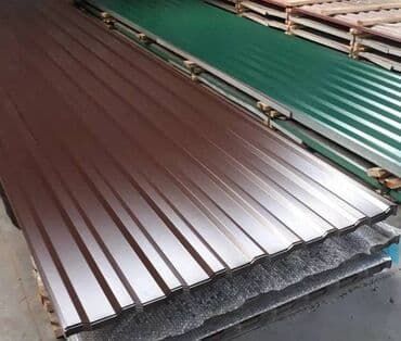 Сетка для заборов: Профлист (профнастил, металлопрофиль) в Бишкеке цвета Коричневый — 1