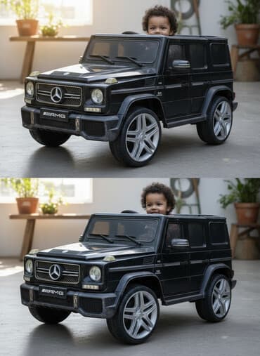 машинка на пульте управление: Детский электрокар, Б/у — 1