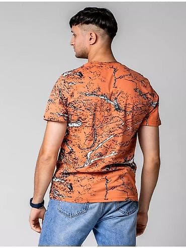 мерцающий арбуз футболка: Футболка с принтом «ветви» — базовая модель на каждый день. - Состав — 6