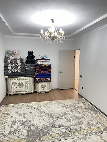 токмок срочно: 3 комнаты, 56 м², 2 этаж, Евроремонт — 3