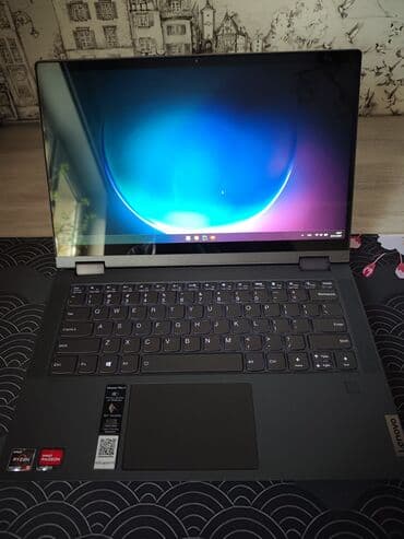 Мониторы: Ультрабук, Lenovo, 16 ГБ ОЗУ, AMD Ryzen 5, 14 ", Б/у, Для несложных задач, память NVMe SSD — 1