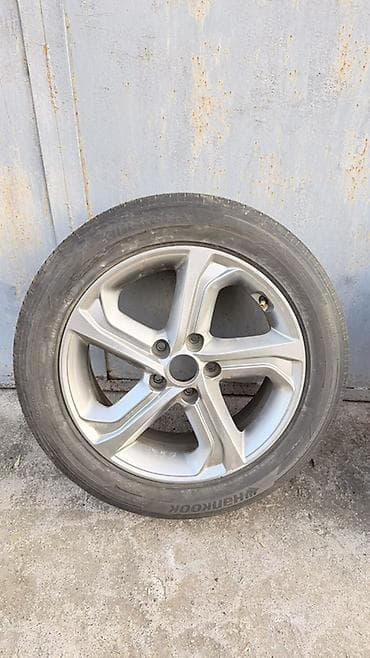 Колеса в сборе 215 / 55 / R 17, Лето, Б/у, Запаска, Легковые, Литые, отверстий - 5