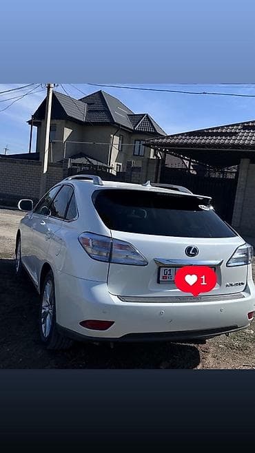 lexus rx: Lexus RX: 2011 г., Автомат, Гибрид, Кроссовер — 3