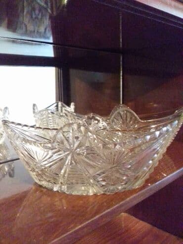 посуда хрустальная: Продаю хрустальную посуду. Вазочки, салатники. Дёшево! — 5