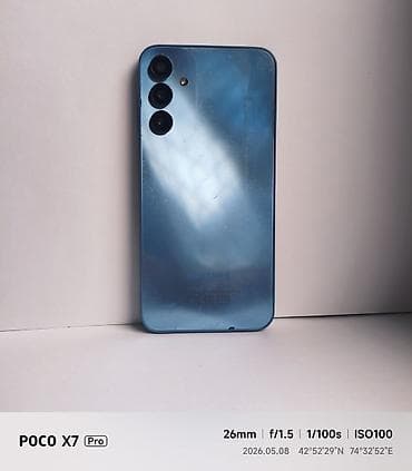 samsung а 71: Samsung Galaxy A15, Б/у, 128 ГБ, цвет - Голубой, 2 SIM — 1