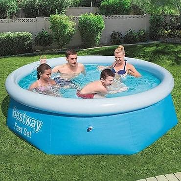 Спорт и хобби: Надувной бассейн Bestway 57265 / 57008 Fast Set отличается простотой — 1