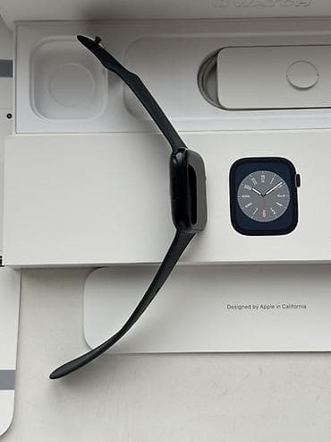 часы казино: Apple Watch Series 8 45MM Midnight АКБ 90%, держит хорошо Состояние — 6