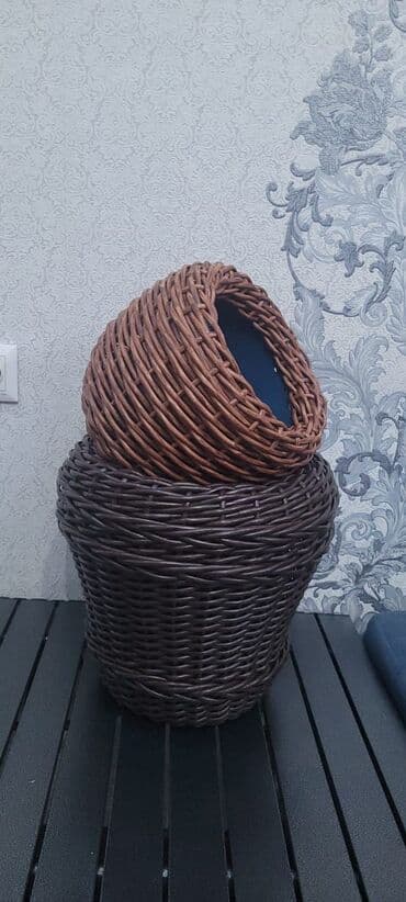 искуственные растения: Кашпо, ратанг, ротанг, гаршок, декор, клумба, ваза, подарок, новый — 6