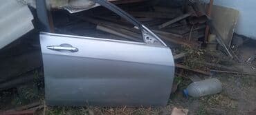 Передняя и задняя левые двери для седана, серебристый металлик. -