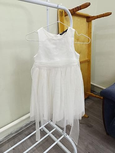 Детское платье, цвет - Белый, Новый