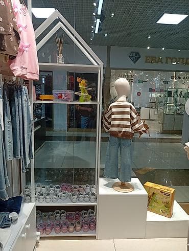 юбки для девочек: Комплект, цвет - Белый, Б/у — 4