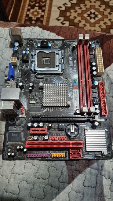 Материнская плата, Б/у, Biostar, LGA775, Для ПК