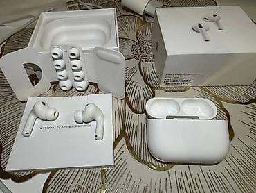 айфон 7 с: Беспроводные вакуумные наушники, Apple, Airpods Pro 3, Б/у — 2