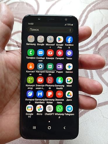 Samsung Galaxy A6, 32 ГБ, цвет - Черный, 2 SIM