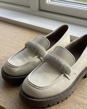 Туфли, 38.5, Fashion, Новый, цвет - Бежевый, Бесплатная доставка