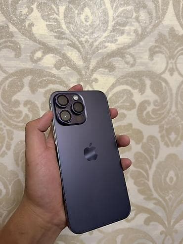 Техника и электроника: IPhone 14 Pro, Б/у, 512 ГБ, Deep Purple, Чехол, Защитное стекло, 90 % — 1