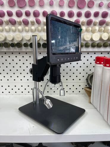 мир инструмента | надежный инструмент оптом в кыргызстане бишкек бишкек: Микроскоп Цифровой Цена: 9000 сом Диагональ монитора: 7.0” Линза  — 3