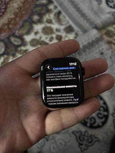 Apple Watch 7 Акб 77 Состояние как на фото С Айклаудом проблем нет