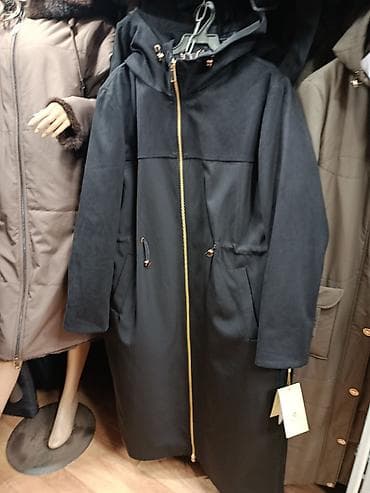 женский плащ куртка: Женское пальто классического кроя - Длина миди/макси - Двубортная — 10