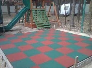ковры резиновые: Резиновая плитка для детских и спортивных площадок - Назначение — 3