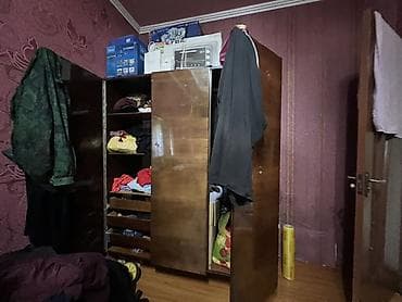 шкаф ткан: Шифоньерлер, кийидер үчүн шкафтар, Түз, Жыгач — 2