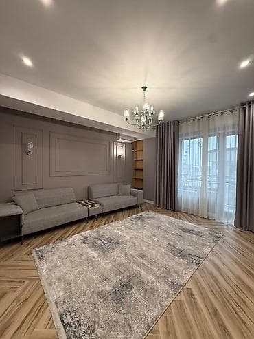 osh flat: 2 комнаты, 75 м², Асанбай мкр Элитка, 12 этаж, Дизайнерский ремонт — 1