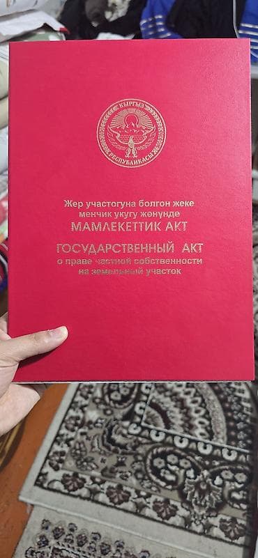 Жер участогун сатып алам: 6 соток, Кызыл китеп — 1