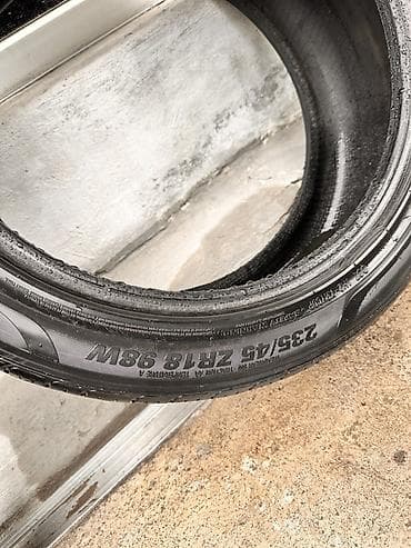 Шиналар 235 / 45 / R 18, Жай, Колдонулган, Жуп, Жеңил унаалар, Корея, Hankook — 9