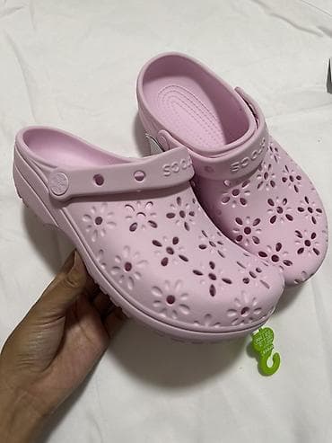 Саболор, 37.5, Crocs, Жаңы, түсү - Кызгылт, Өзү алып кетүү, Акылуу жеткирүү — 2